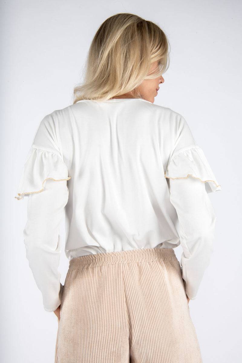 Olive E Miele T-SHIRT IDA WHITE Acquista Ora