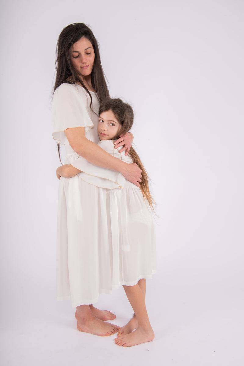 Olive E Miele ABITO DOROTHEA LATTE Vendita Calda