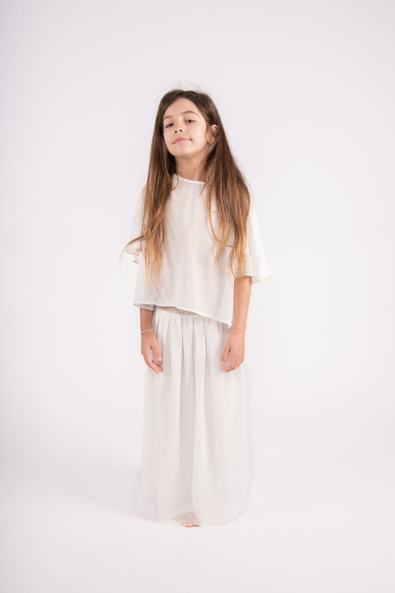 Olive E Miele BLOUSA DORA LATTE In Saldo