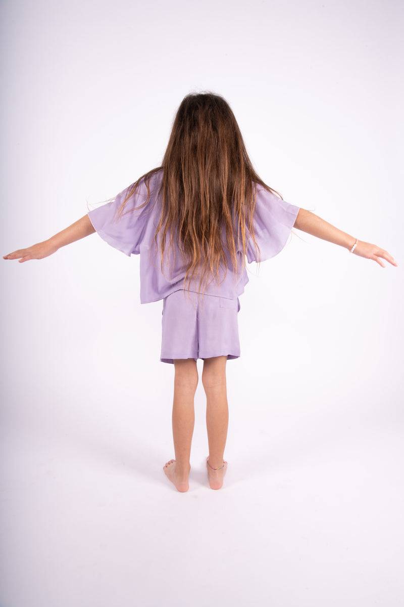 Olive E Miele BLOUSA DORA LILAC Nuova