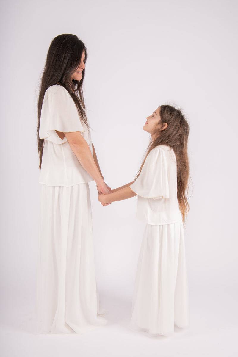 Olive E Miele GONNA MERRY WHITE Pezzi Unici