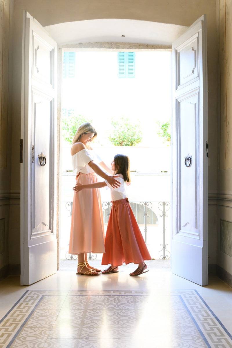 Olive E Miele GONNA LIZZY BLUSH Negozi Online