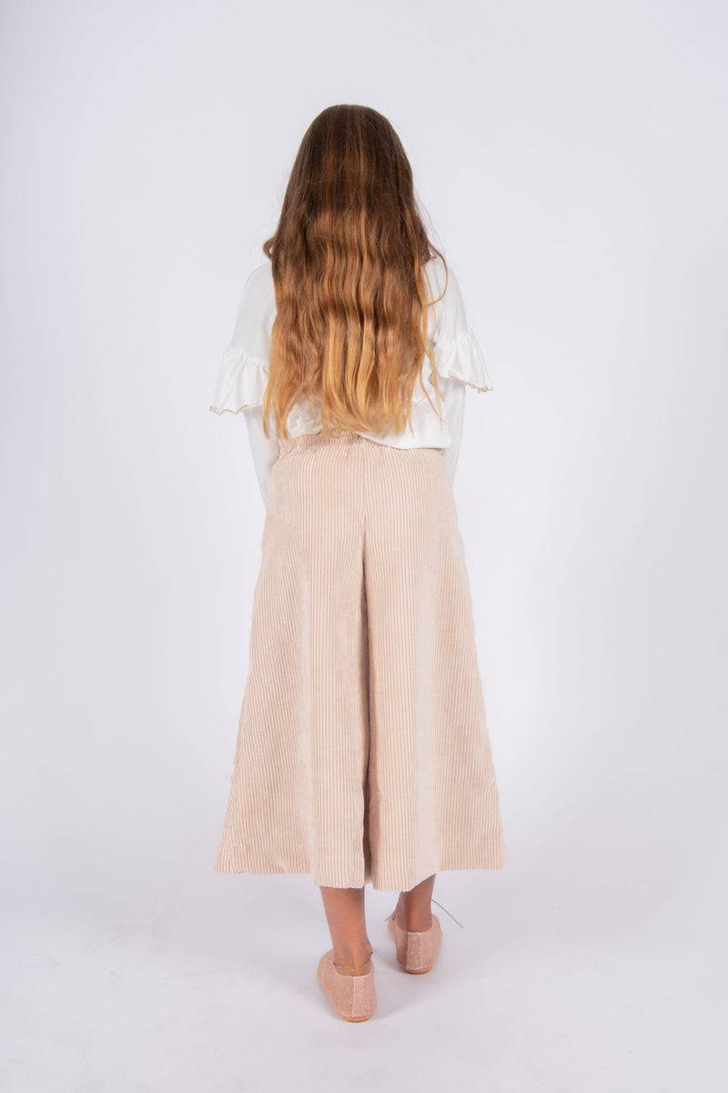 Olive E Miele PANTALONE MOLLIE VELLUTO CIPRIA Convenienza