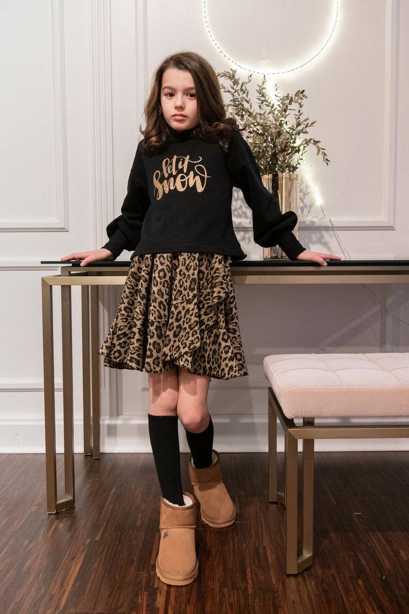 Olive E Miele GONNA BERTINA LEO LUREX Hotsell