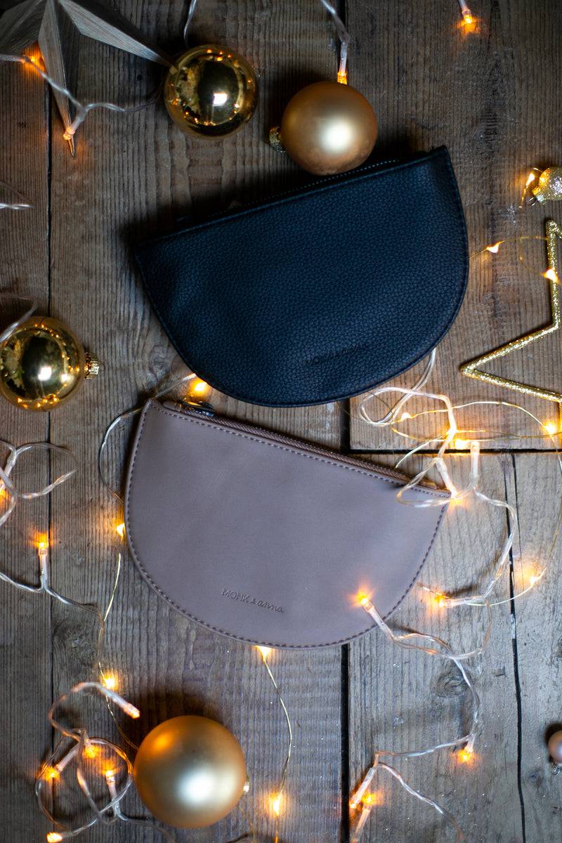 Olive E Miele HALF MOON WALLET NERO Shopping Online