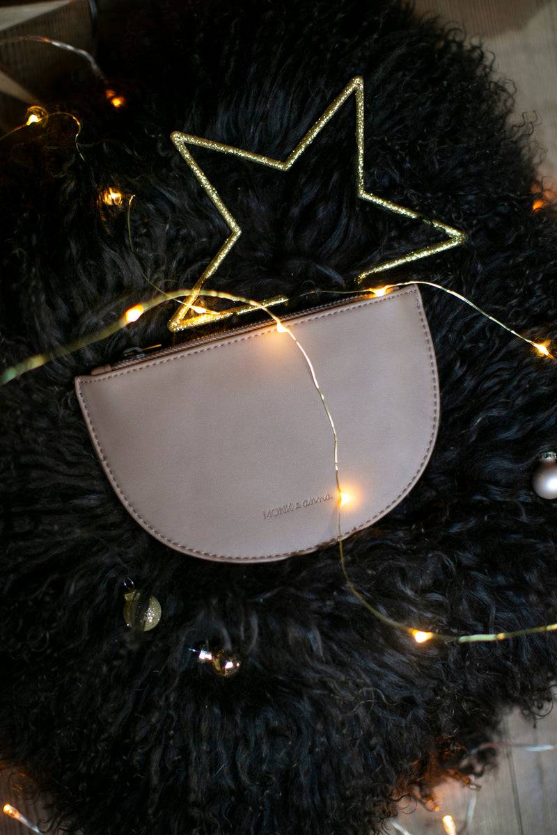 Olive E Miele HALF MOON WALLET CACAO Affare Del Giorno