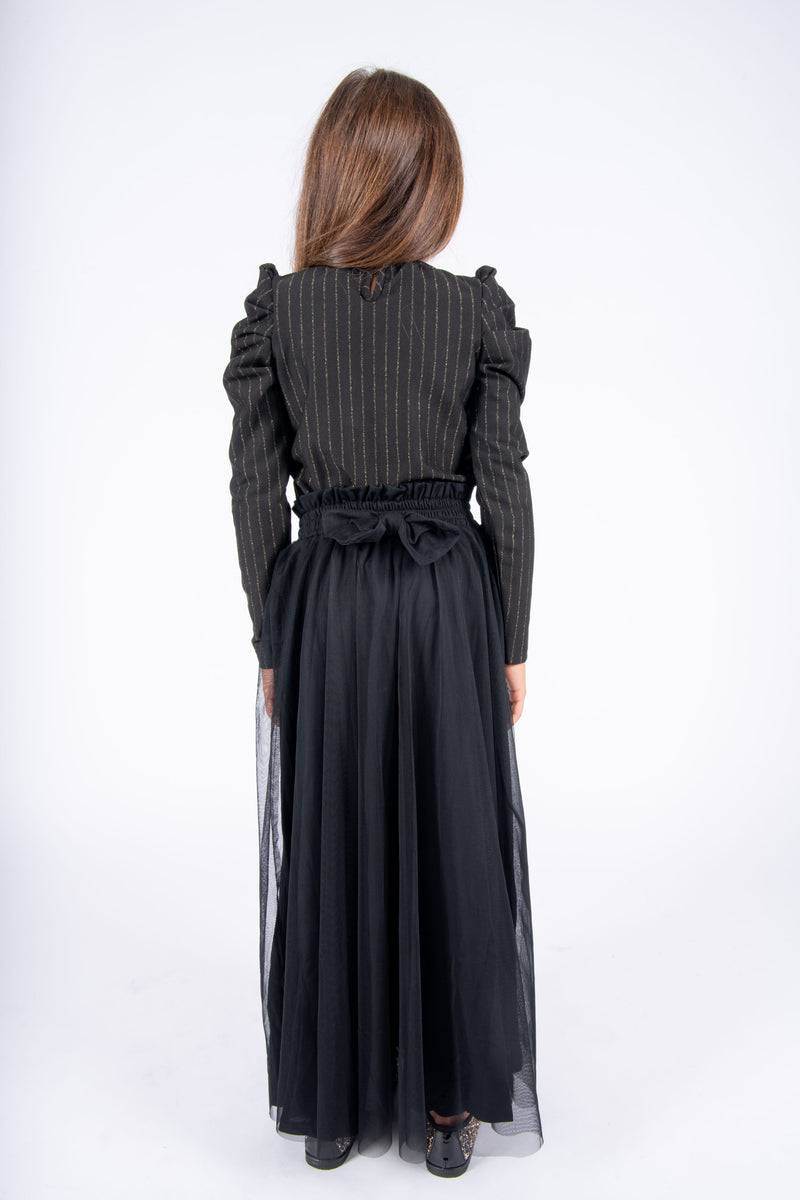 Olive E Miele GONNA LIZZIE TULLE NERO Sconto