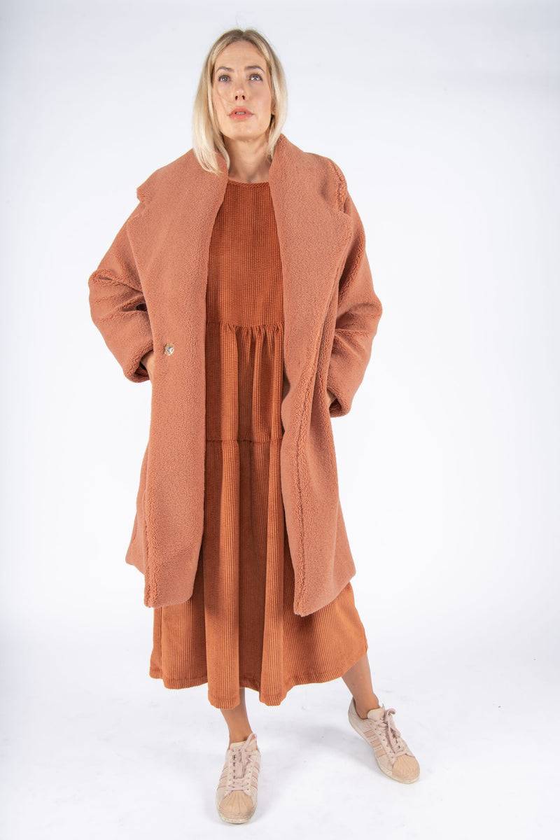 Olive E Miele CAPPOTTO PEGGY MATTONE Qualità Garantita
