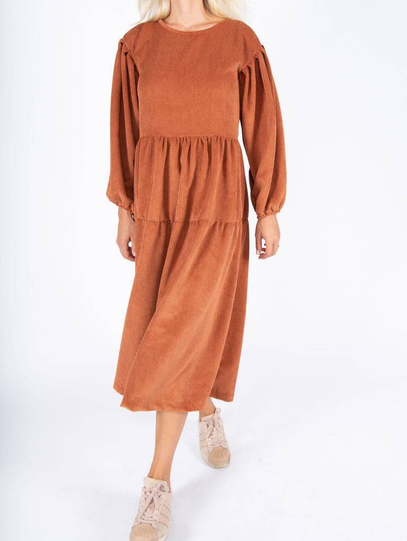Olive E Miele ABITO KATHY MATTONE Fino Al -60%