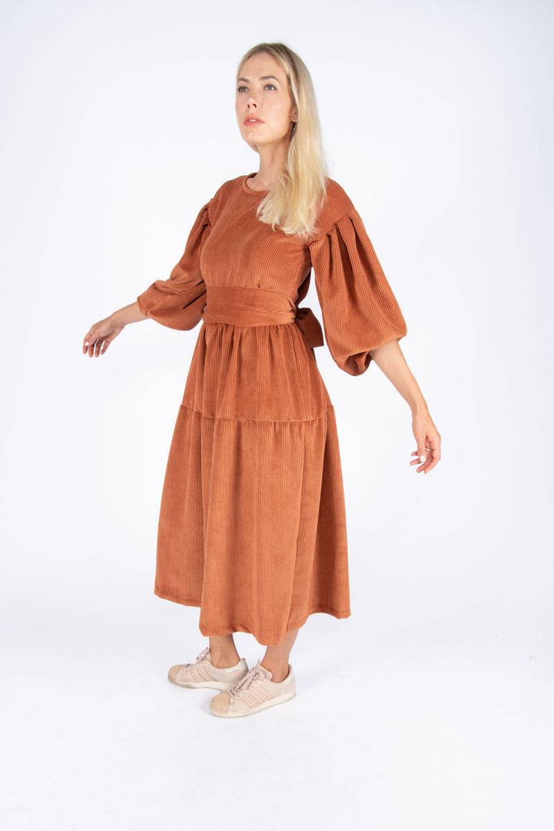 Olive E Miele ABITO KATHY MATTONE Fino Al -60%