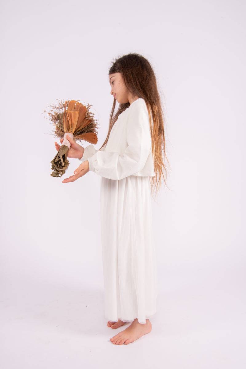 Olive E Miele CARDIGAN WILMA WHITE Sconto di tempo limitato