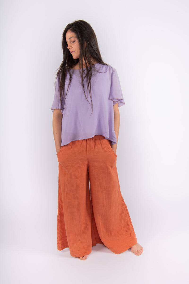 Olive E Miele PANTALONE MOLLIE ARGILLA Fornitura limitata
