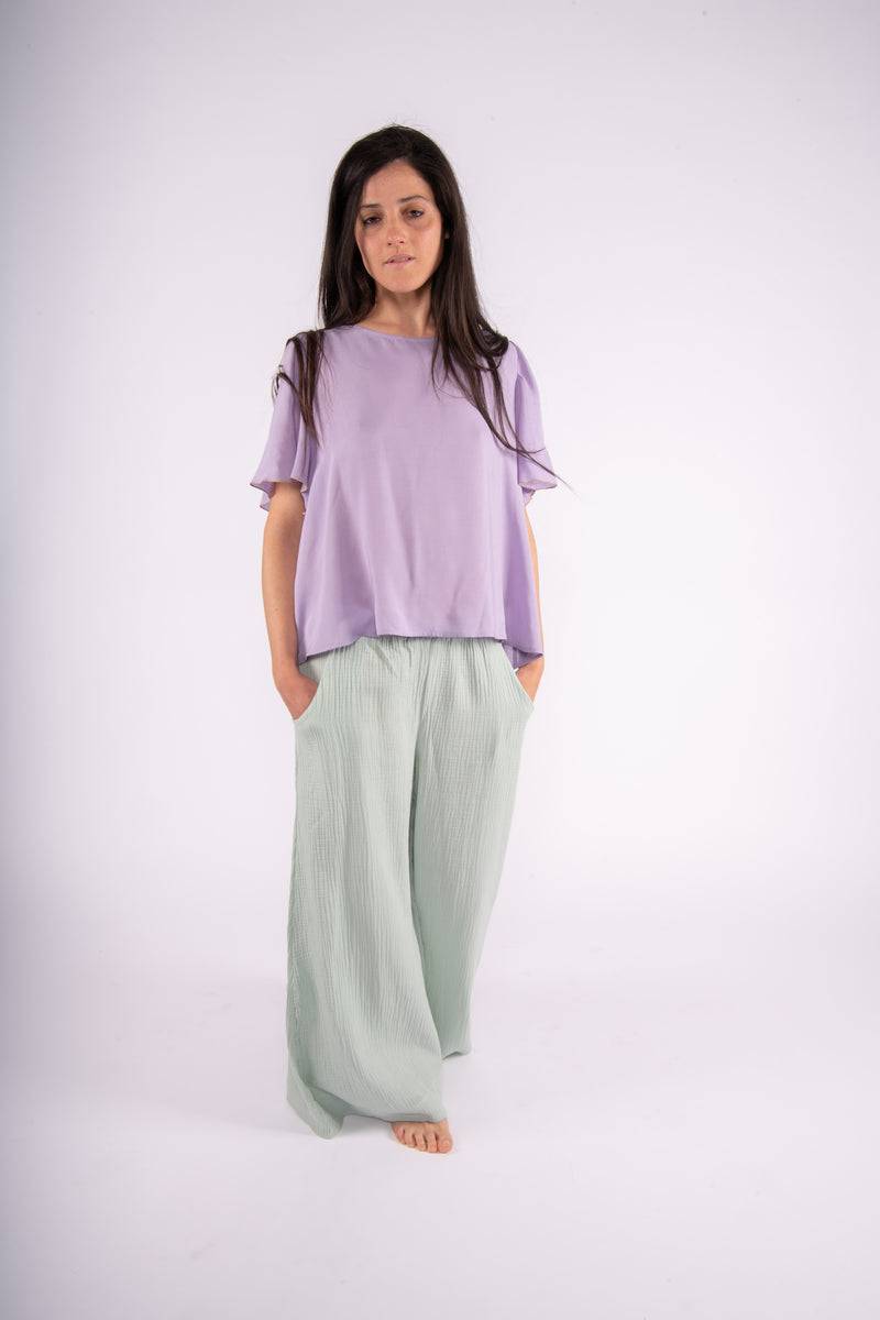 Olive E Miele PANTALONE MOLLIE ACQUA Shopping online