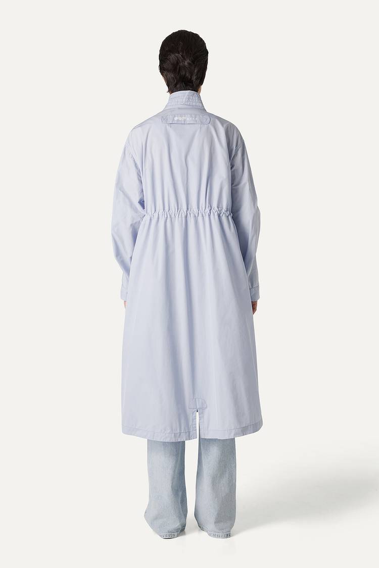 Oof Wear PARKA LUNGO OVER IN NYLON MEMORY 9211 - GHIACCIO Fino Al -60%