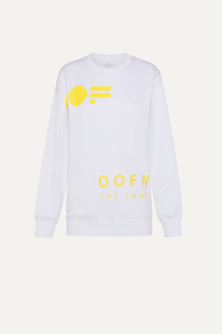 Oof Wear FELPA IN COTONE CON LOGO 4065 - BIANCO In Vendita