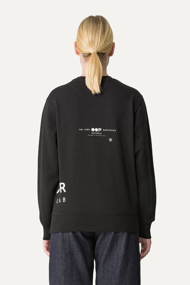 Oof Wear FELPA IN COTONE CON LOGO 4065 - NERO Hotsell