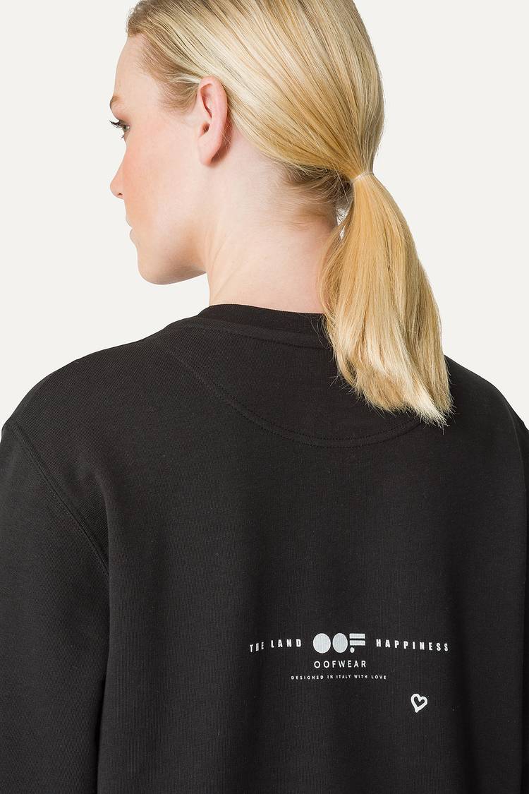 Oof Wear FELPA IN COTONE CON LOGO 4065 - NERO Hotsell