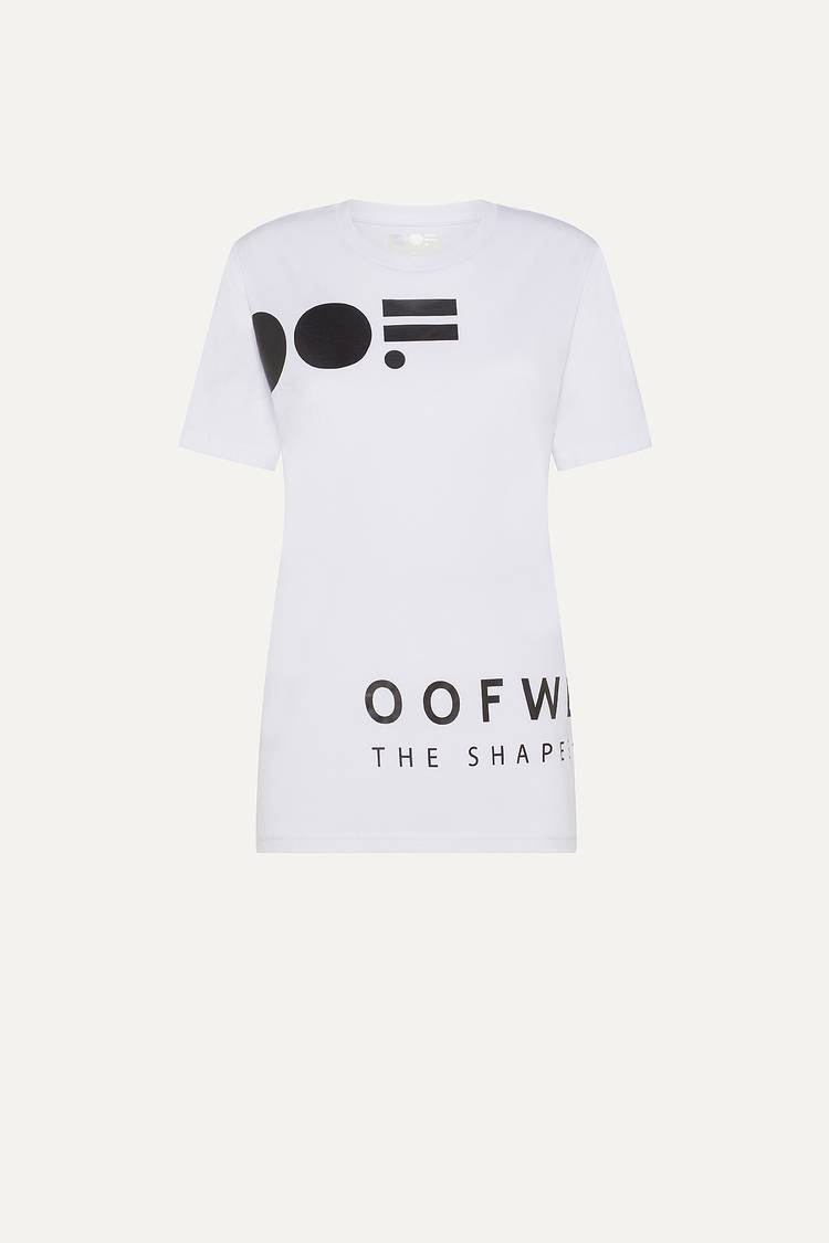 Oof Wear T-SHIRT IN COTONE CON LOGO - BIANCO Vendita Calda