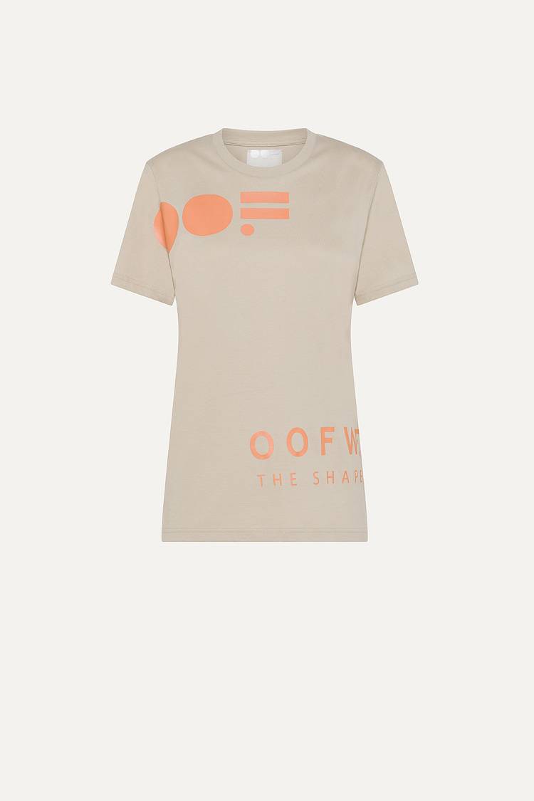 Oof Wear T-SHIRT IN COTONE CON LOGO - SABBIA Vendita Economica