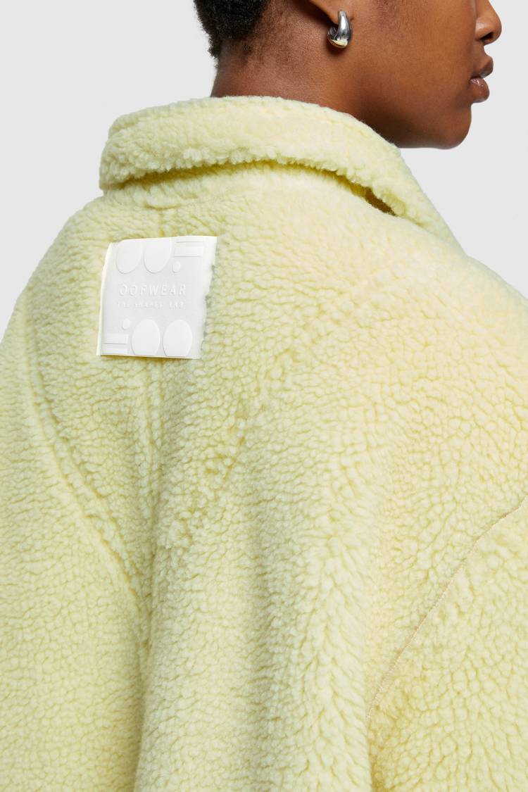 Oof Wear GIACCA CORTA REVERSIBILE 9262 IN ECO-MONTONE - GREGGIO/BANANA Moda