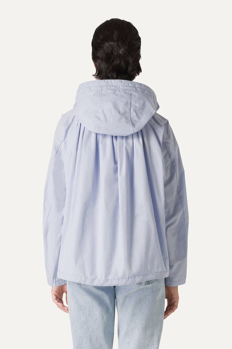 Oof Wear GIACCA CORTA IN NYLON MEMORY CON ARRICIO SULLA SCHIENA 9139 - GHIACCIO Shopping Online