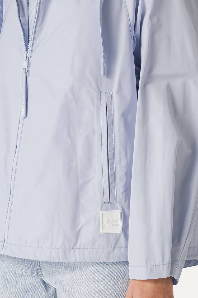 Oof Wear GIACCA CORTA IN NYLON MEMORY CON ARRICIO SULLA SCHIENA 9139 - GHIACCIO Shopping Online