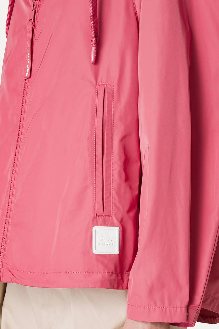 Oof Wear GIACCA CORTA IN NYLON MEMORY CON ARRICIO SULLA SCHIENA 9139 - ROSA ANTICO Prezzo Ridotto