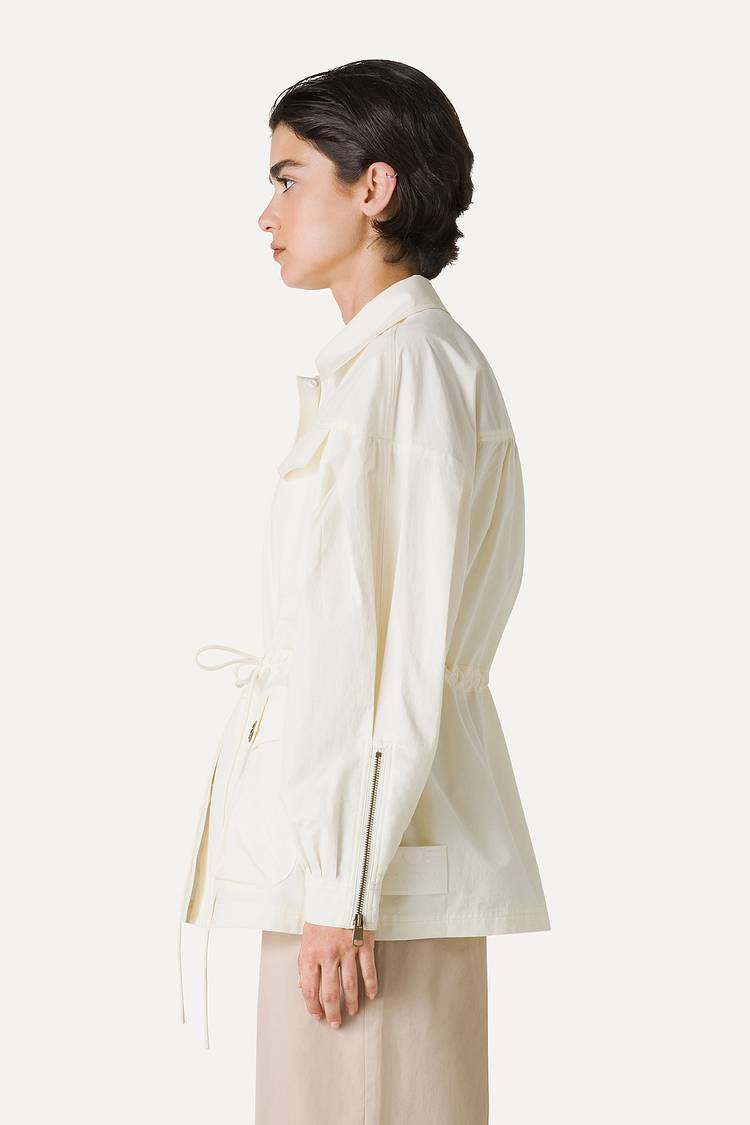 Oof Wear SAHARIANA OVER IN COTONE LEGGERO 9228 - VANIGLIA In Saldo
