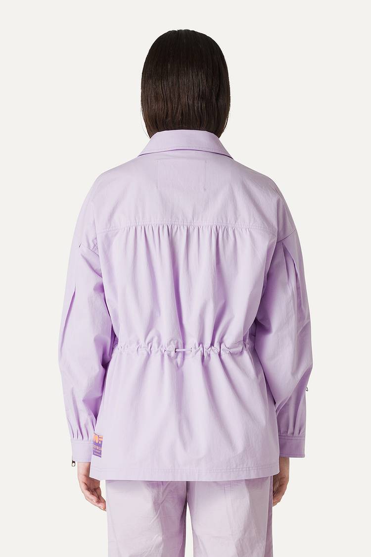 Oof Wear SAHARIANA OVER IN COTONE LEGGERO 9228 - LILLA Nuova