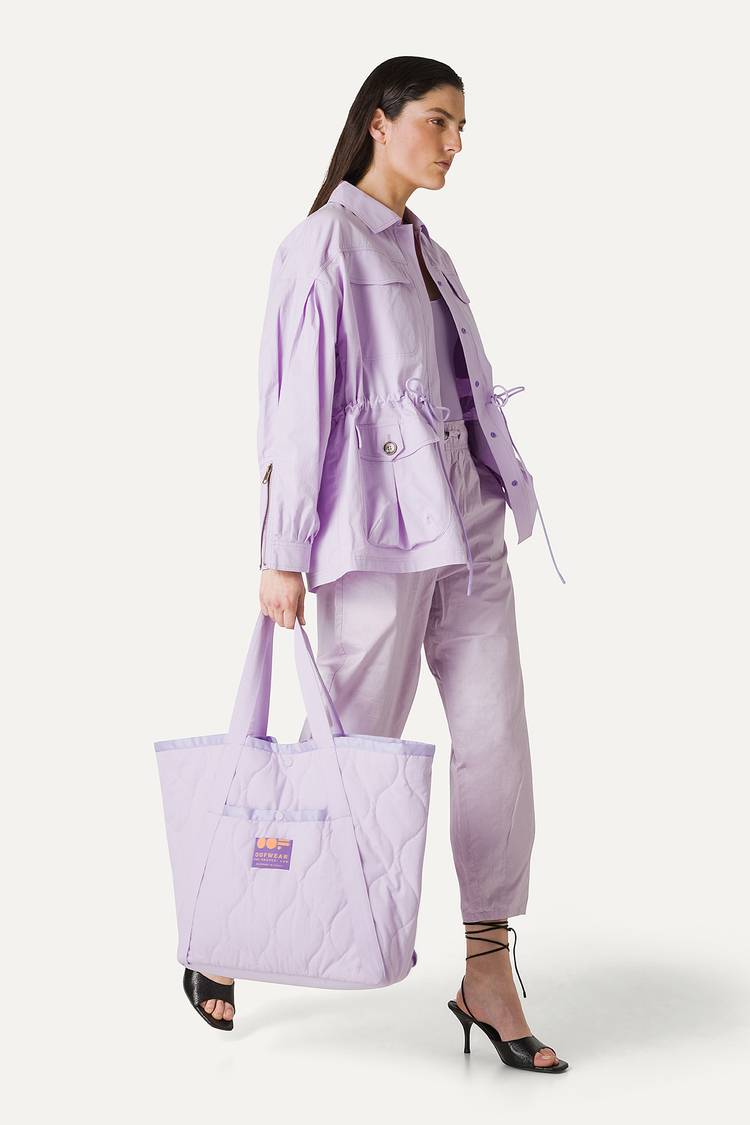 Oof Wear SAHARIANA OVER IN COTONE LEGGERO 9228 - LILLA Nuova