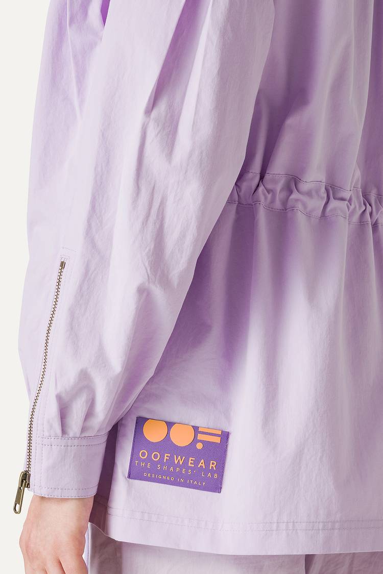 Oof Wear SAHARIANA OVER IN COTONE LEGGERO 9228 - LILLA Nuova