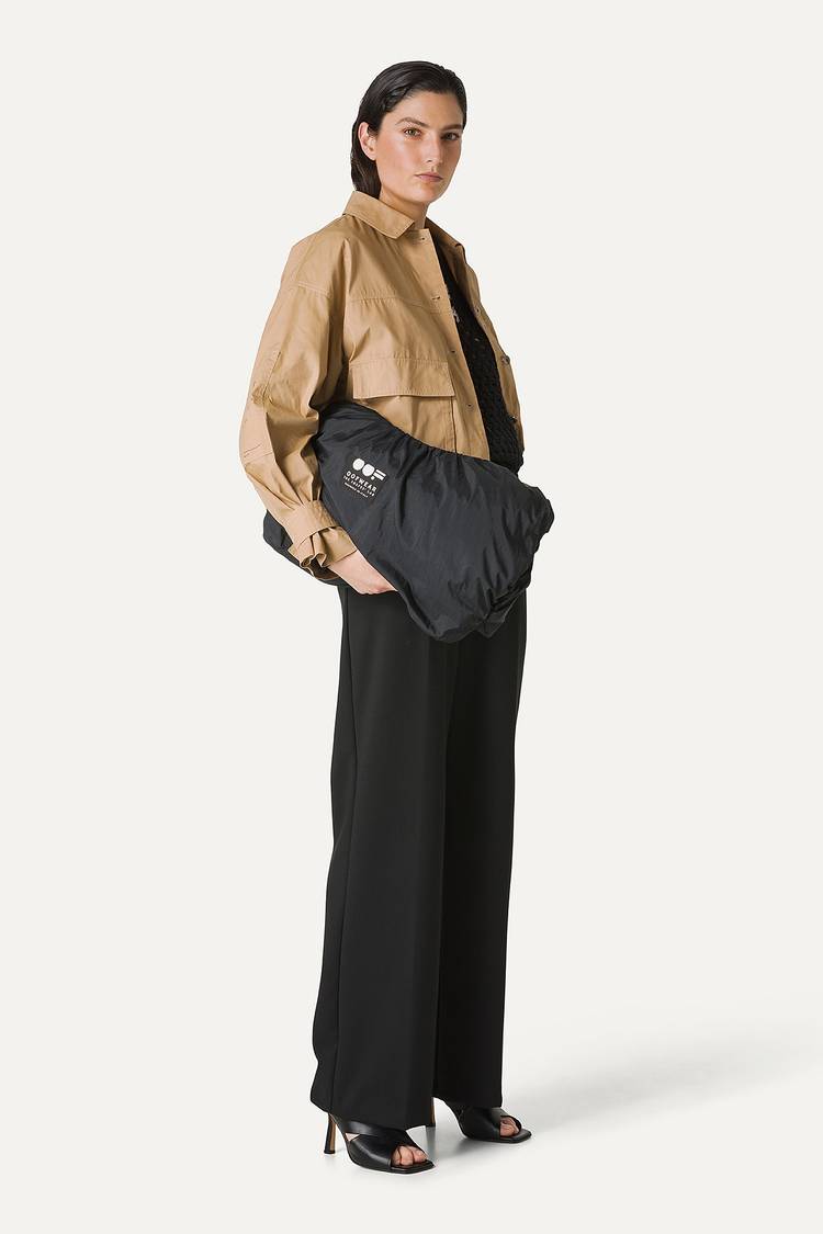 Oof Wear GIACCA CORTA IN GABARDINA DI COTONE LEGGERO 9205 - NATURALE Nuovo