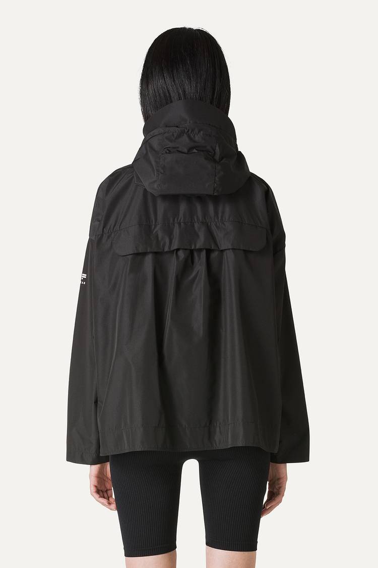 Oof Wear GIACCA CORTA IN NYLON CON INTERNO ARGENTO 9214 - NERO Consegna Veloce