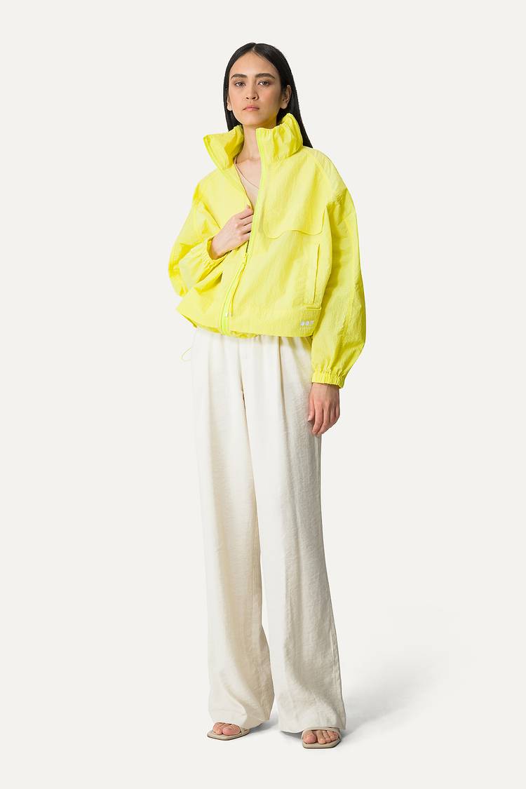 Oof Wear GIACCA CORTA IN NYLON RIPSTOP 9217 - LIME Fino Al -60%