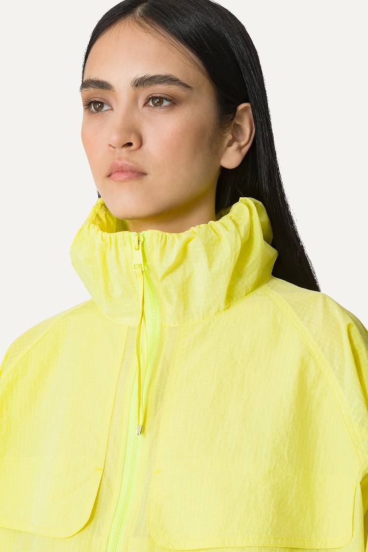 Oof Wear GIACCA CORTA IN NYLON RIPSTOP 9217 - LIME Fino Al -60%