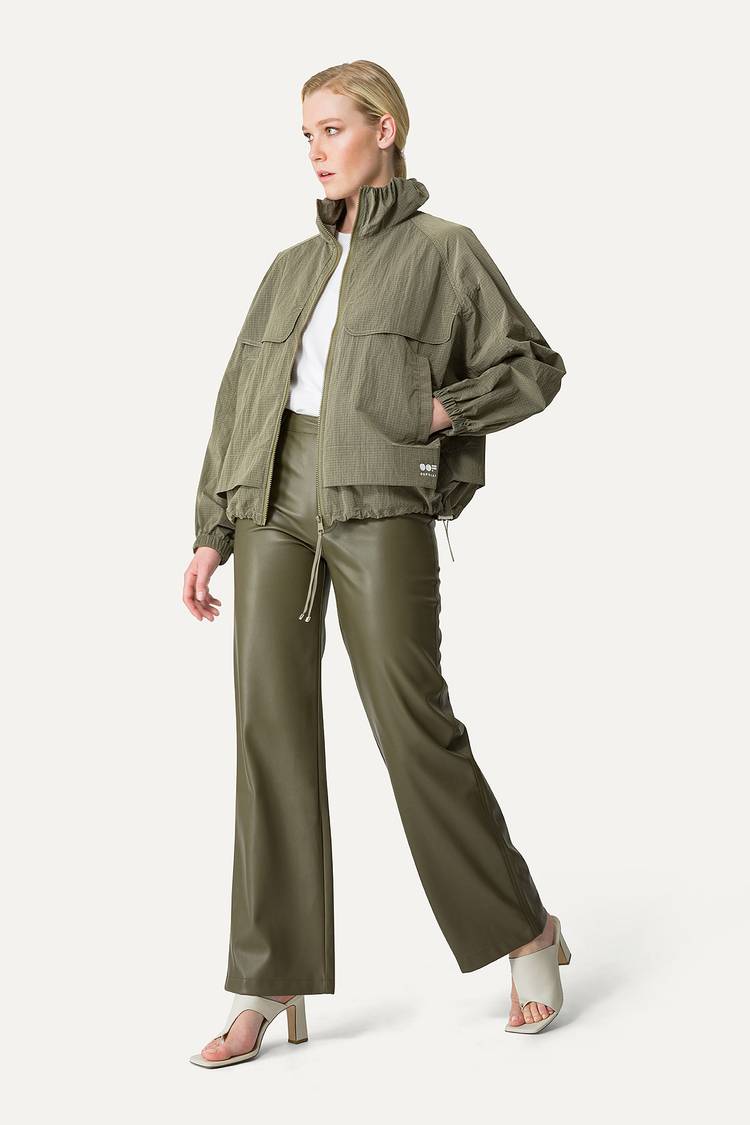 Oof Wear GIACCA CORTA IN NYLON RIPSTOP 9217 - ARMY Affare Del Giorno