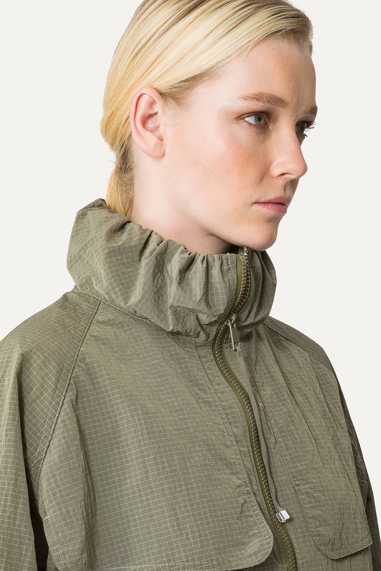 Oof Wear GIACCA CORTA IN NYLON RIPSTOP 9217 - ARMY Affare Del Giorno
