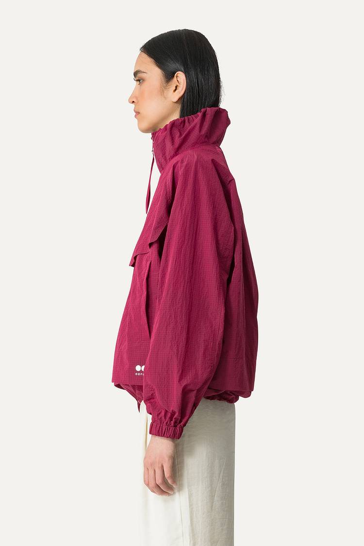 Oof Wear GIACCA CORTA IN NYLON RIPSTOP 9217 - BURGUNDI Prezzo Ridotto