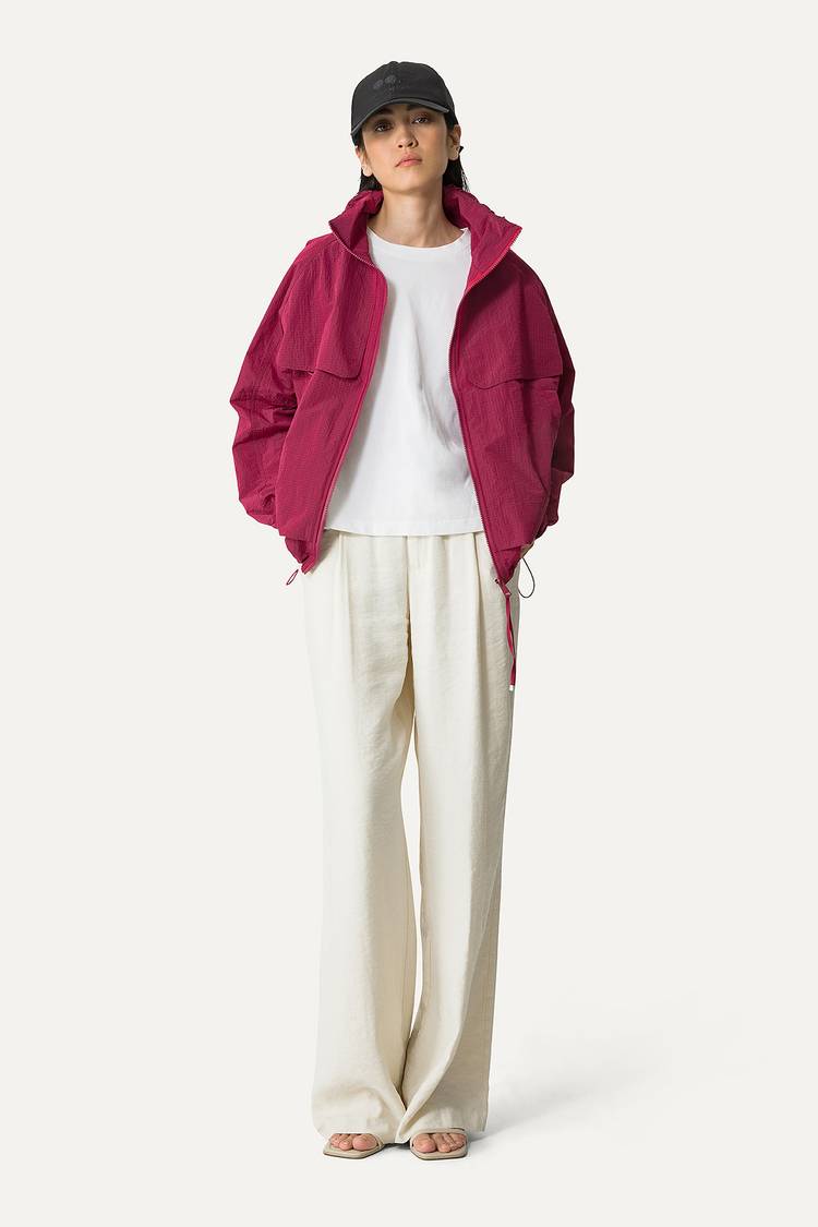 Oof Wear GIACCA CORTA IN NYLON RIPSTOP 9217 - BURGUNDI Prezzo Ridotto