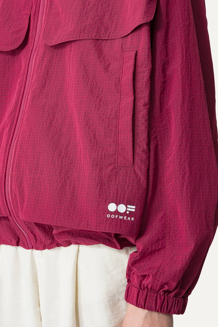 Oof Wear GIACCA CORTA IN NYLON RIPSTOP 9217 - BURGUNDI Prezzo Ridotto