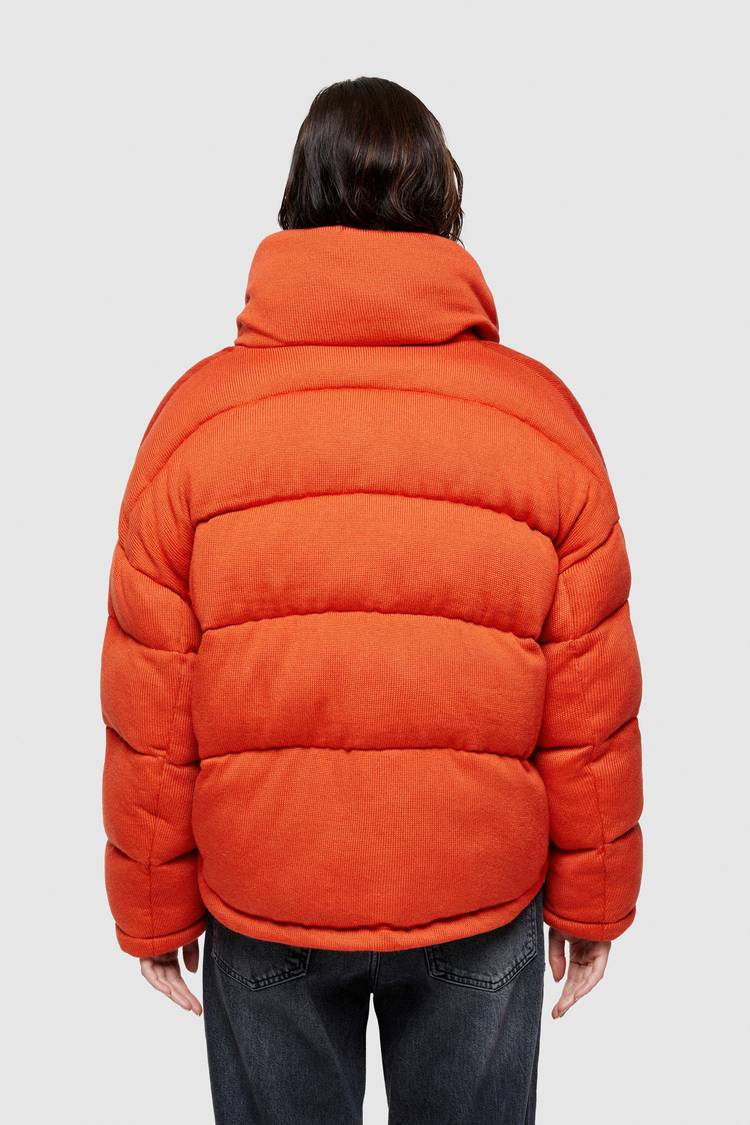 Oof Wear GIACCA CORTA 9270 IN TESSUTO MAGLIA IMBOTTITO - ARANCIO Sconto