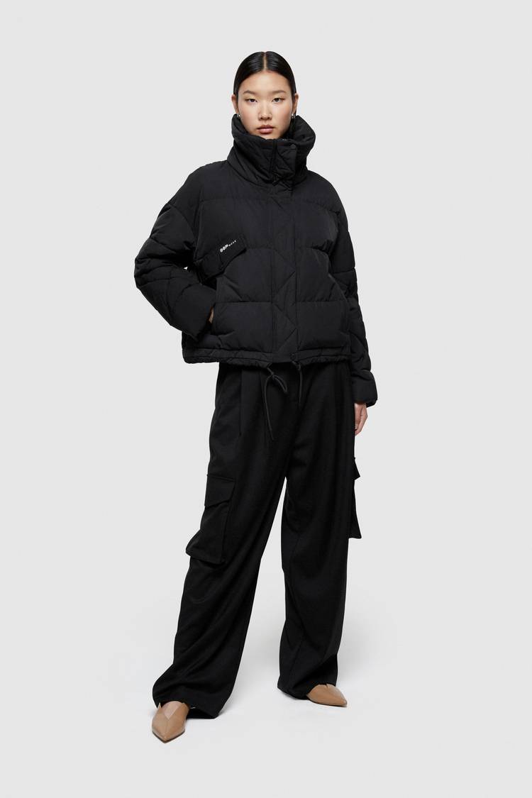 Oof Wear GIACCA CORTA 9235 IN NYLON MEMORY - NERO Economico