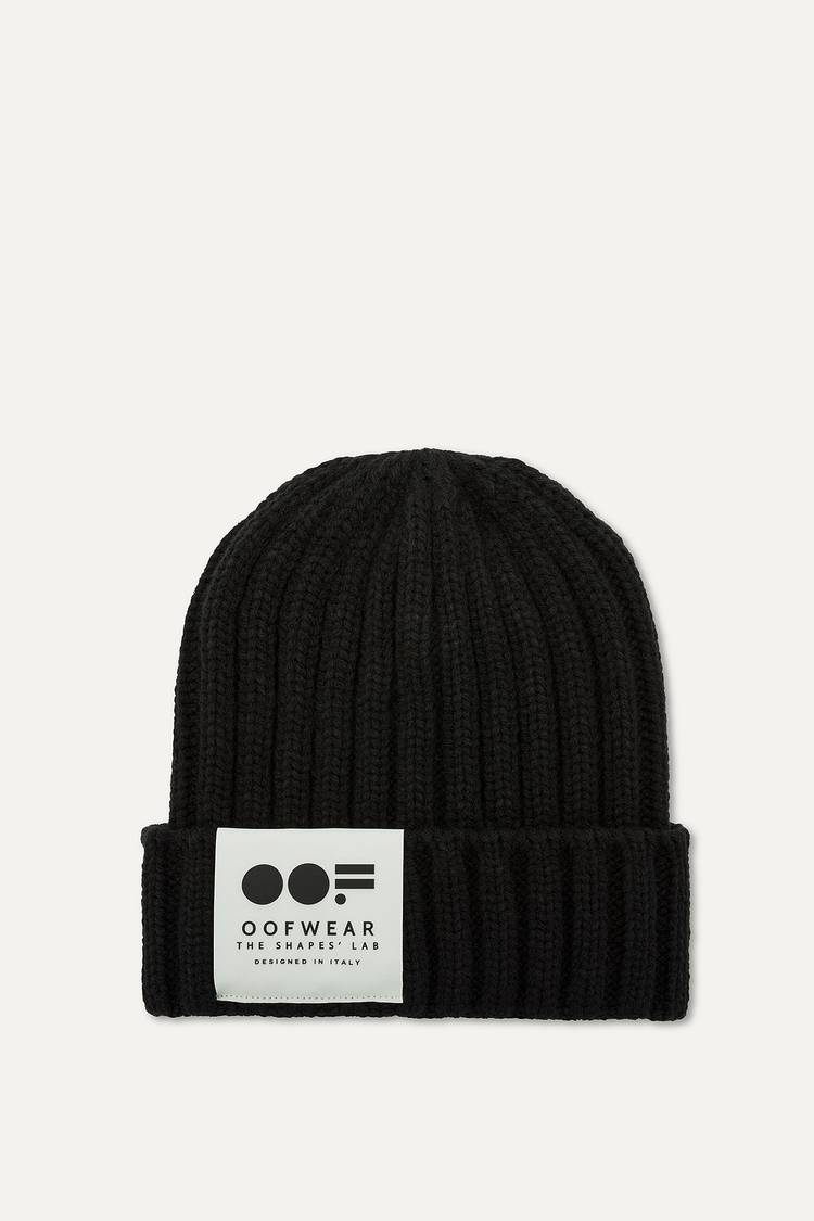 Oof Wear CAPPELLO CON FRONTINO IN ECO-MONTONE 2014 - NERO Online