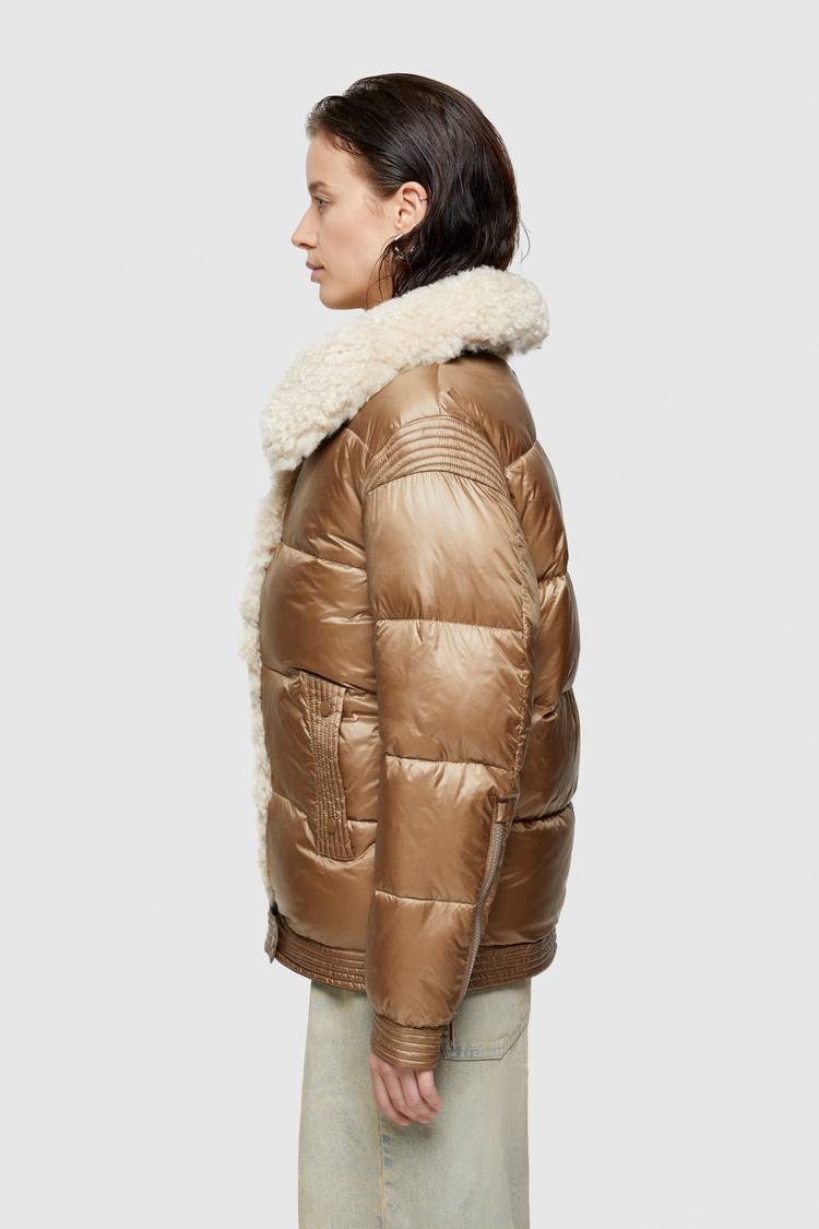 Oof Wear GIACCA CORTA 9247 IN NYLON CANGIANTE - SABBIA Hotsell