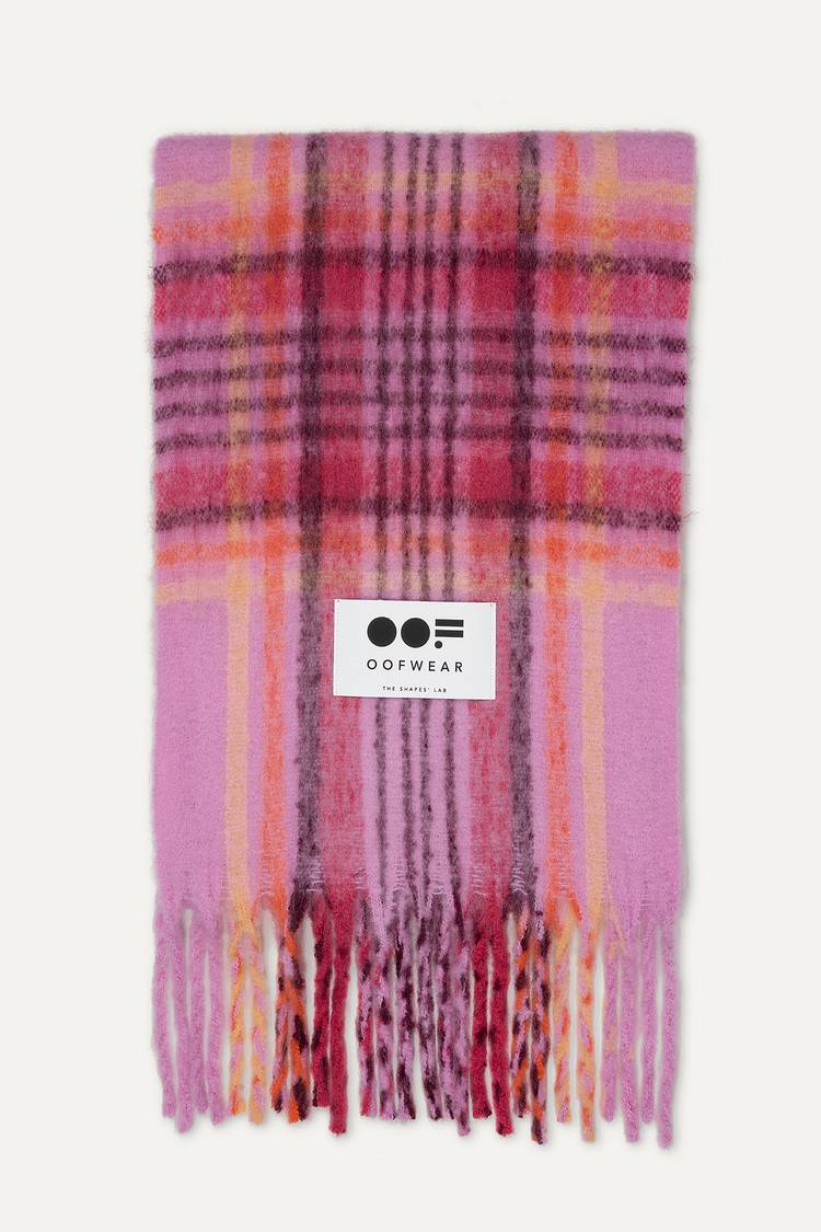 Oof Wear SCIARPA LUNGA 2016 CON FRANGE - ROSA Vendita Calda