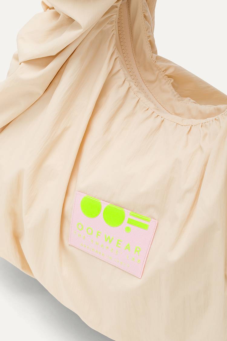 Oof Wear BORSA A SPALLA IN NYLON CRINCLE WATER REPELLENT 3079 - CREMA I Più Venduti