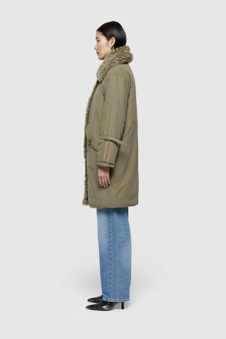 Oof Wear PARKA 9254 IN COTONE - OLIVE/MILITARY Pezzi Unici