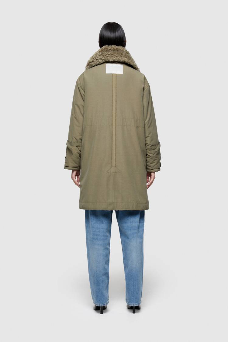 Oof Wear PARKA 9254 IN COTONE - OLIVE/MILITARY Pezzi Unici