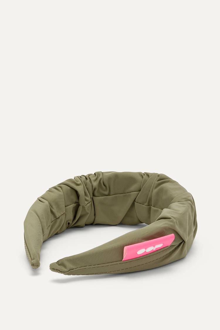 Oof Wear CERCHIELLO ARRICCIATO IN NYLON MEMORY 2007 - VERDE Negozio