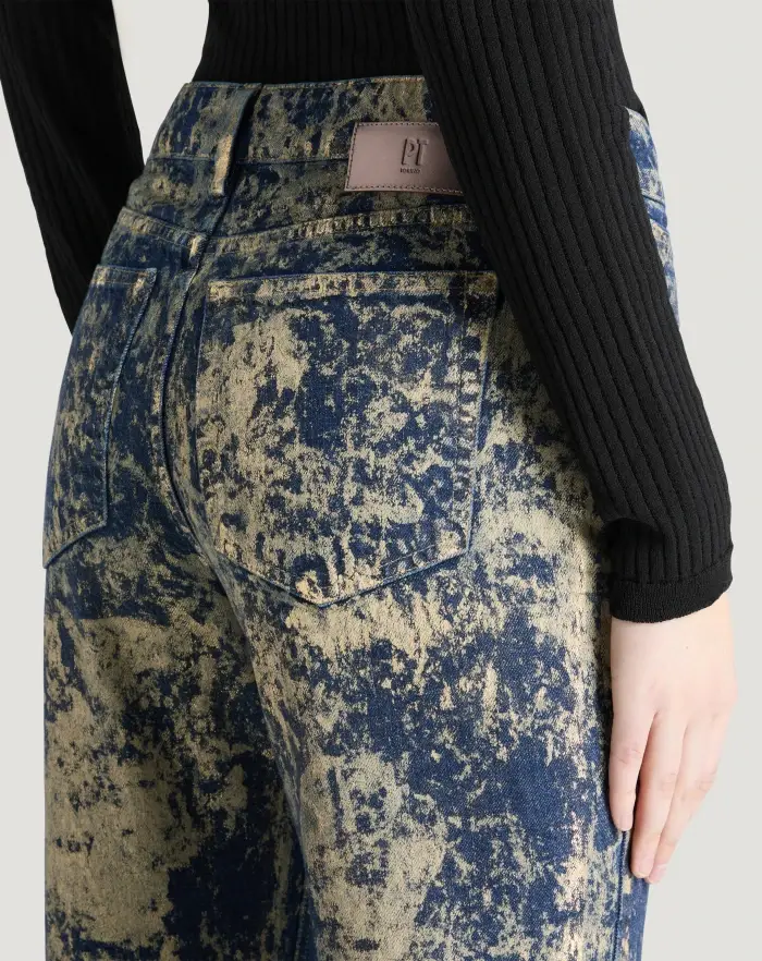 Pantaloni Torino Jeans Alanis in denim di cotone Acquista Ora